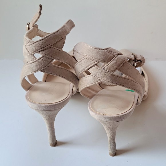 Nine West Strappy 3" Heel | Pointy Toe | Neutral/Sand - Picture 4 of 12